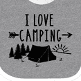 thumbnail image 4 of Inktastic I Love Camping- Tent and Trees Boys or Girls Baby Bib, 4 of 4