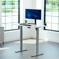 thumbnail image 2 of VIVO Electric 48" x 30" Stand Up Desk, White Table Top, Gray Frame, 2 of 8
