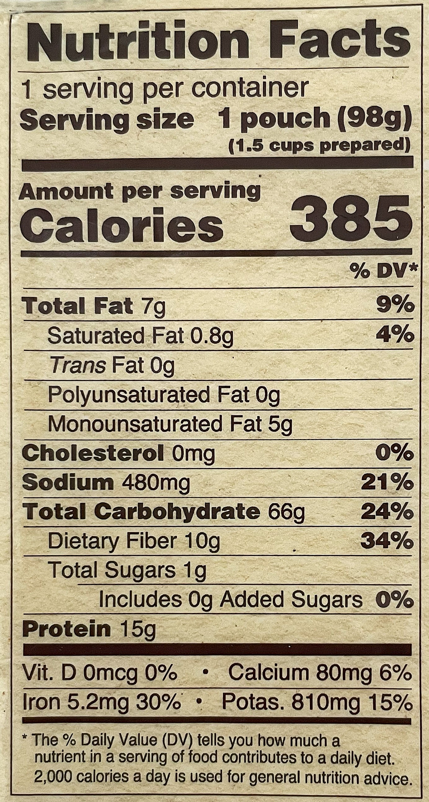 (4 pack) Yumbini Mild & Creamy Quick Red Beans and Rice Dry Mix, Vegan, Gluten-Free, 3.5 oz Each, Lightweight Shelf Stable Pouch