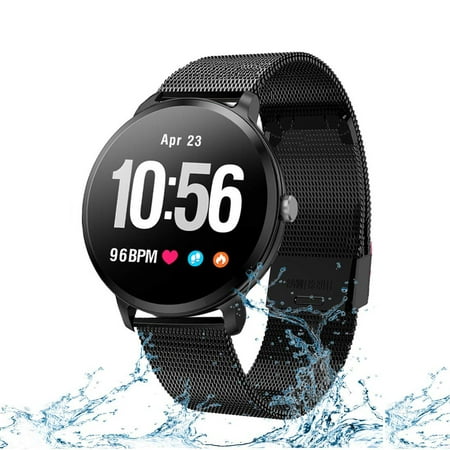 Smart Watch,Fitness Tracker with Heart Rate & Blood Pressure Monitor for Android & iOS, Waterproof Activity Tracker with Sleep & Blood Oxygen Monitor for Women