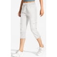 thumbnail image 3 of Rosvigor Plus Size Womens Cargo Capris Lightweight Hiking Pants Outdoor Athletic Quick Dry Travel Pants with Pockets, 3 of 8