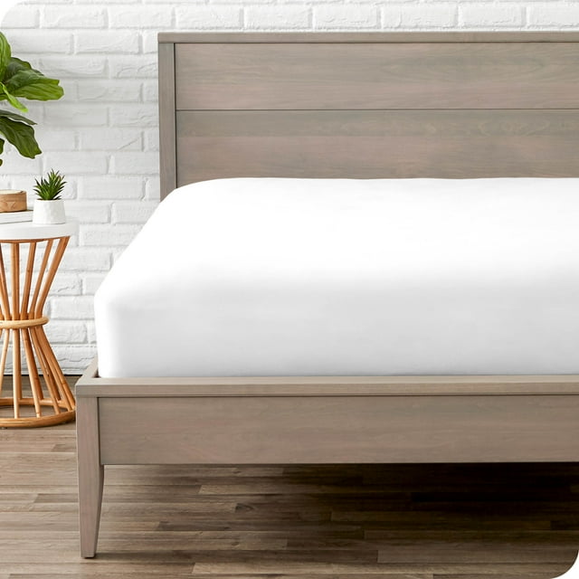 Bare Home Drap-Housse à Poches Profondes - Microfibre Ultra-Douce Résistante aux Plis