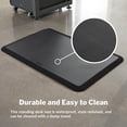 thumbnail image 5 of Vari Standing Mat 34x22 (VariDesk) - Anti Fatigue Non-Slip Mat for Standing Desk, Cushioned for Comfort, Indoor Floor Mat for Home, Office, or Kitchen - Black, 5 of 6