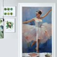 ARISTURING Ballerina Theme Patterned Door Curtain Keeps Indoor Cool for