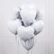 thumbnail image 2 of Globos de corazón blancos de 18 pulgadas, globos de aluminio y globos de Mylar para decoración de fiestas, paquete de 20, 2 of 3
