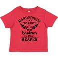 thumbnail image 3 of Inktastic Handpicked for Earth by My Brother in Heaven Angel Wings Boys or Girls Toddler T-Shirt, 3 of 5