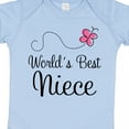 thumbnail image 4 of Inktastic Worlds Best Niece Girls Baby Bodysuit, 4 of 5