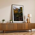 thumbnail image 2 of Untitled - Los Angeles Oregon Photography Waterfall Autumn Nature Forest Landscape Scenic Woods Black Framed Wall Art Print 16 x 24 inches, 2 of 8