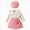 Pink, variant on Toddler Infant Baby Girl Clothes 3Pcs Outfit Sets,Ruffle Long Sleeve Shirt and Bowtie Skort with Hat,6 12 18 24 Months 2t 3t 4t Toddler Girls Fall Winter Outfit Set,2-3 Years,Red