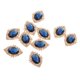 thumbnail image 3 of 10 Uds Sueltas de Imitación Piedras Botones Posterior Plana Decoración para Trajes de Baile Perfecl Azul, 3 of 8