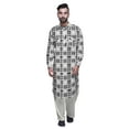 thumbnail image 2 of Atasi Kurta Pathani pour Hommes à Col Classique à Manches Longues Salwar Ensemble de Kurta de Mariage, 2 of 5