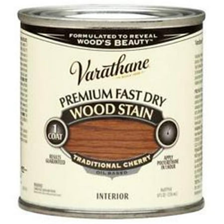 Varathane 262027 1-2 Pint Traditional Cherry Fast Dry Wood Stain