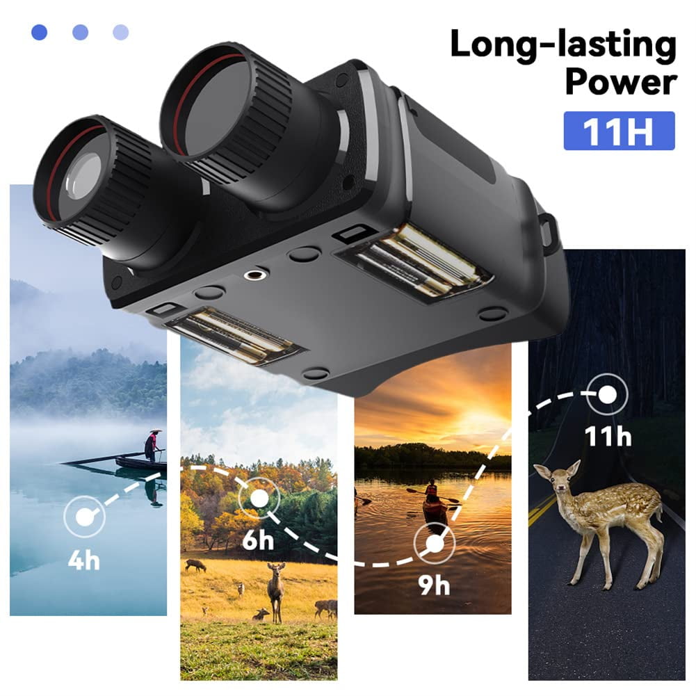 Night Vision Goggles, Night Vision Binoculars,R6 Digital Night Vision Binoculars 1080p Infrared Night Vision Goggles for Hunting Camping Travel