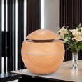 thumbnail image 3 of 130ml Wood Grain USB Air Mist Humidifier for Home Office Car Light Brown, 3 of 8