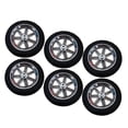 thumbnail image 4 of Ruedas de Goma de 6 Uds., Neumáticos, Ruedas de Modelo de Ciclo de Motor para Zulema Rueda de goma, 4 of 8