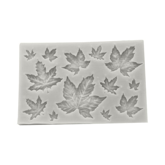Agiferg Leaf Maple Leaf Silicone Mold Fondant Silicone Mold Cake Decoration Baking Tool Chocolate Mold