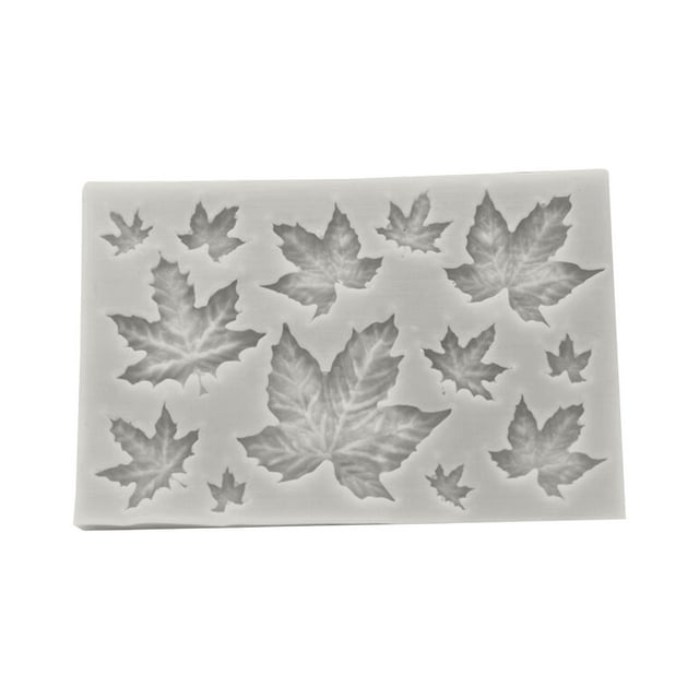 Agiferg Leaf Maple Leaf Silicone Mold Fondant Silicone Mold Cake Decoration Baking Tool Chocolate Mold