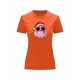 thumbnail image 2 of Playera Blusa Con Estampado De Santa Fashion Con Lentes Y Chicle Ropa De Mujer Color Anaranjado Talla Chica Marca Emil SaEs, 2 of 4