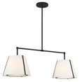 thumbnail image 2 of 4 Light Linear Chandelier-Black Finish Crystorama Lighting Ful-906-Bk, 2 of 10