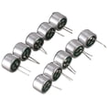 thumbnail image 1 of 10 PCS 9.7mm x 7mm 2 Pin MIC Capsule Electret Condenser Miniphone, 1 of 10