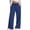 02# Dark Blue, variant on HKYNLAG Wide Leg Sweatpants Women Baggy High Waist Workout Sweat Pants with Pockets Loose Fit Elastic Waist Comfy Fleece Track Pants Casual Athletic Joggers Fall Clothes for Women Dark Purple S