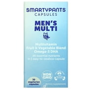 (4 Pack) Smartypants Men's Multi Capsule With Omegas 30Ct