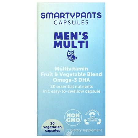 Smartypants Men's Multi Capsule With Omegas 30Ct