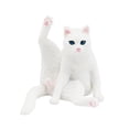 thumbnail image 3 of Lubelski Simulation Cat Figurine PVC Solid Kitten Model Realistic Miniature Cute Animal Figure Model Desktop Ornament Car Home Decoration, 3 of 8