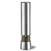 Cole & Mason Hampstead Precision  Electric Refillable Pepper Mill Grinder, Silver