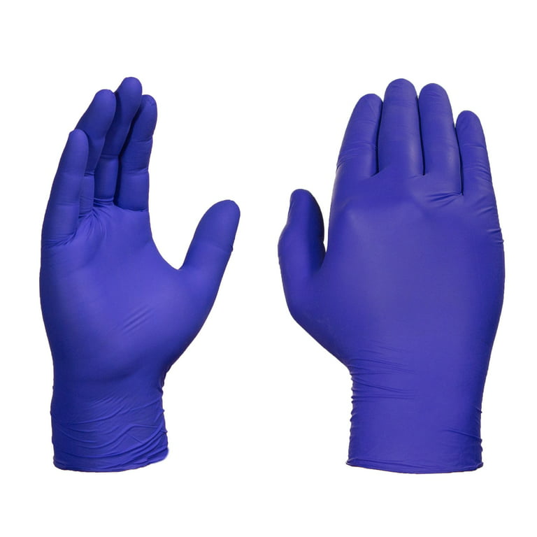 1st Choice Nitrile Disposable Gloves, 3 Mil Indigo Box of 100 Small Nitrile Gloves Disposable Latex Free - Medical Gloves