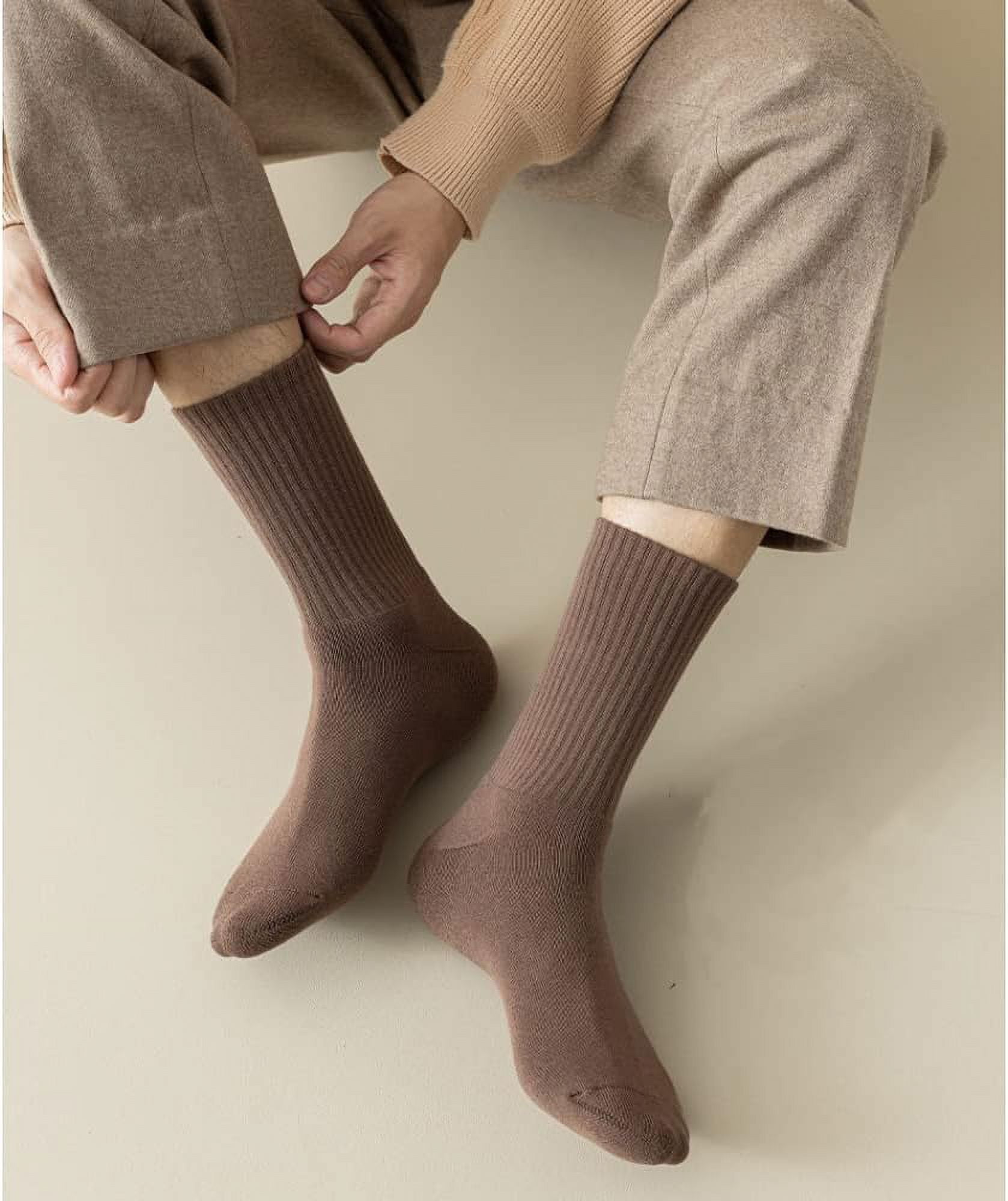 CoCozhu Mens Socks 5 Pack, Cotton Ankle Socks for Men