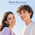 thumbnail image 5 of Heart Wireless Earbuds for Girls Kids, Cute Mini Tiny Small Invisible Earbuds Wireless Bluetooth for Small Ears Canals Women Rose Gold Kawai Blue Tooth Ear Buds for iPhone Android, 5 of 7