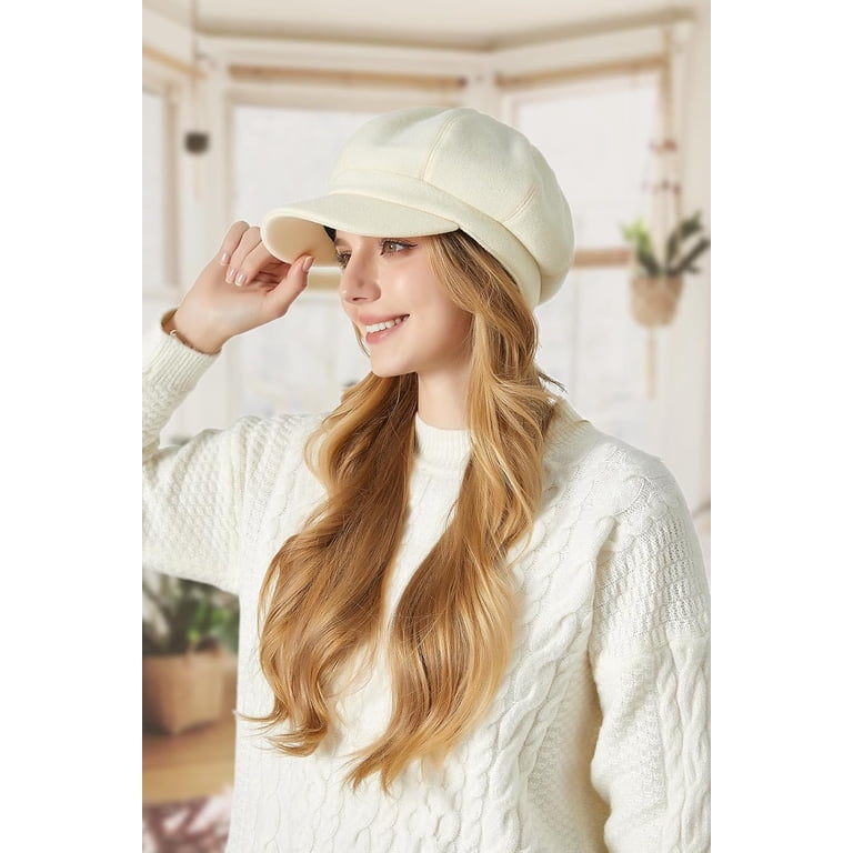 Women Beret Newsboy Hat French Wool Cap Classic Autumn 