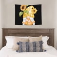 thumbnail image 4 of Kdxio Sunflower Gnomes 3 Wall Hanging Tapestries Banner For Bedroom College Dorm Home Living Room Party Decor 29X37 In, 4 of 8