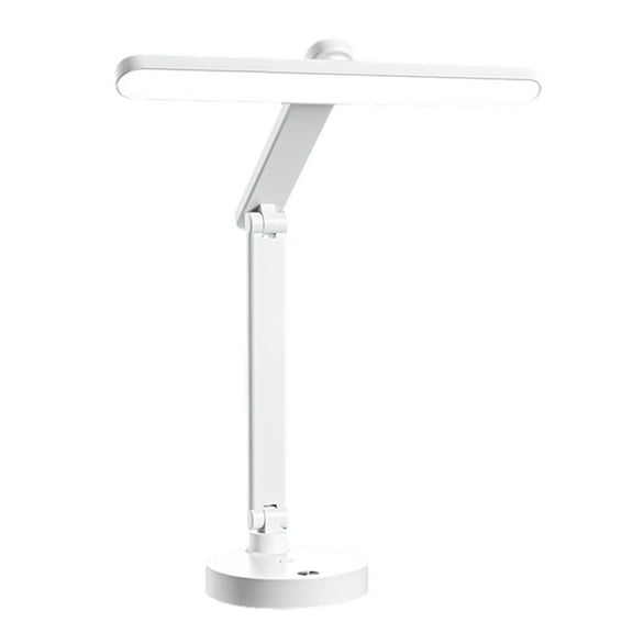 LED Desk Lamp, Foldable Plug, Reading Lamp, Stepless Dimming, Eye Protection Light for Home or Office Use