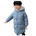 thumbnail image 5 of TAIAOJING Baby Girls Jacket Toddler Kids Winter Thick Warm Parkas Hooded Windproof Coat Outwear Clothes 7-8 Years, 5 of 9