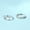 1pair, variant on Adjustable Gold-Plated Copper Rings for Women and Men, Fashionable Japanese and Korean Style, Shell Sector Design