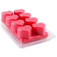 thumbnail image 2 of Wax Melt Containers-8 Cavity Clear -25 Packs Heart Shape Clamshells, 2 of 5