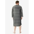 thumbnail image 6 of KingSize Men's Big & Tall Plaid Flannel Nightshirt, 6 of 6