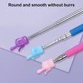 thumbnail image 3 of YAOMOBB Home Use Retractable Teacher Pointer Colored Non slip Handle Finger Design Stainless Steel, 3 of 6