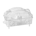 thumbnail image 3 of Runquan Hamster Cage 2 Layer Exercise Playing House for Hedgehog Sugar Glider Clear, 3 of 8