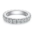 thumbnail image 5 of K-KED All-Around Full Eternity Band Ring with Round Infinite Elements 3mm Moissanite, 5 of 7