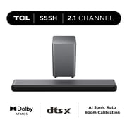 TCL S Class 2.1 Channel Sound Bar with Dolby Atmos, Wireless Subwoofer, and Bluetooth Music Streaming - S55H
