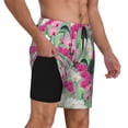thumbnail image 3 of Daiia Orchids Flowers Mens Swim Trunks Swim Shorts Quick Dry Swim Shorts with Mesh Lining Pockets-Medium, 3 of 9