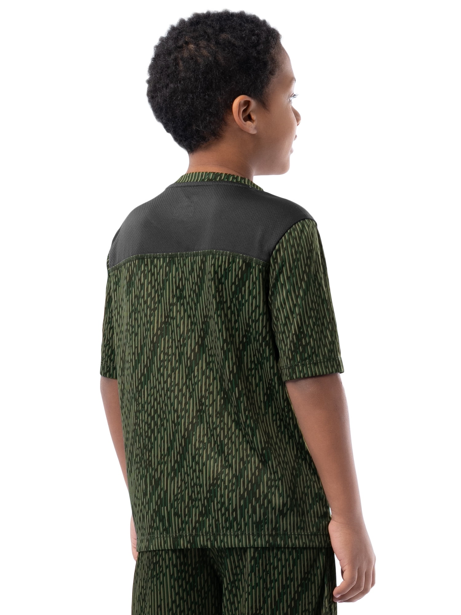 Athletic Works Boys Short Sleeve Core Performance T-Shirt, Sizes 4-18 & Husky