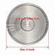 thumbnail image 2 of CBN Grinding Wheel,6Inch Dia x 1Inch Wide,with 1/2Inch Arbor,320 Grit, 2 of 5