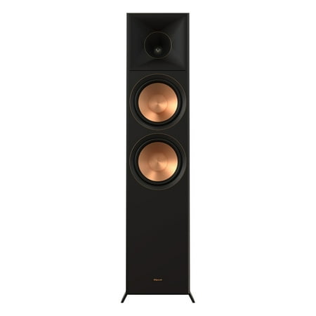 Klipsch - Reference Premiere Dual 8" 600-Watt Dolby Atmos Passive 2-Way Floor Speaker (Each) - walnut