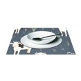 thumbnail image 3 of Cow Grass 12×18 inch Placemats Heat Resistant Washable Foldable Rectangular Placemats Set Decoration Indoor Outdoor for Kitchen Dining Table 6PCs, 3 of 8
