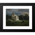 thumbnail image 2 of Arnold Böcklin 24x19 Black Modern Framed Museum Art Print Titled - Moonlight Landscape with Ruin (Moonlit Landscape) (1849), 2 of 5