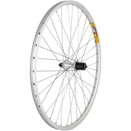 WheelMaster Rear Wheel - 26" x 1.5", Double Wall, 8-Speed, Quick Release, 36H, All Silver